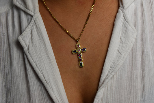 Collier croix - VICKY