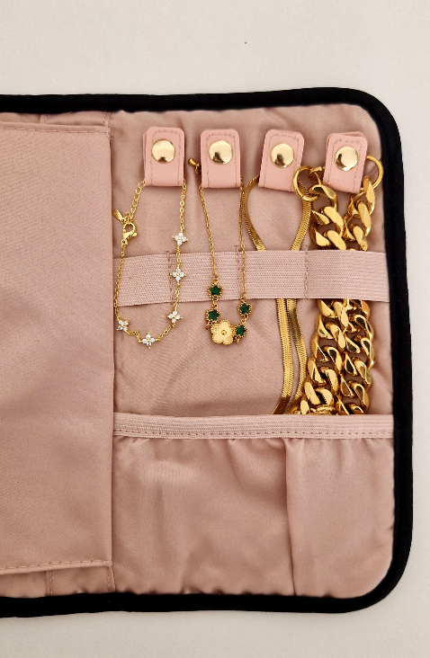 Pochette rangement bijoux et montres
