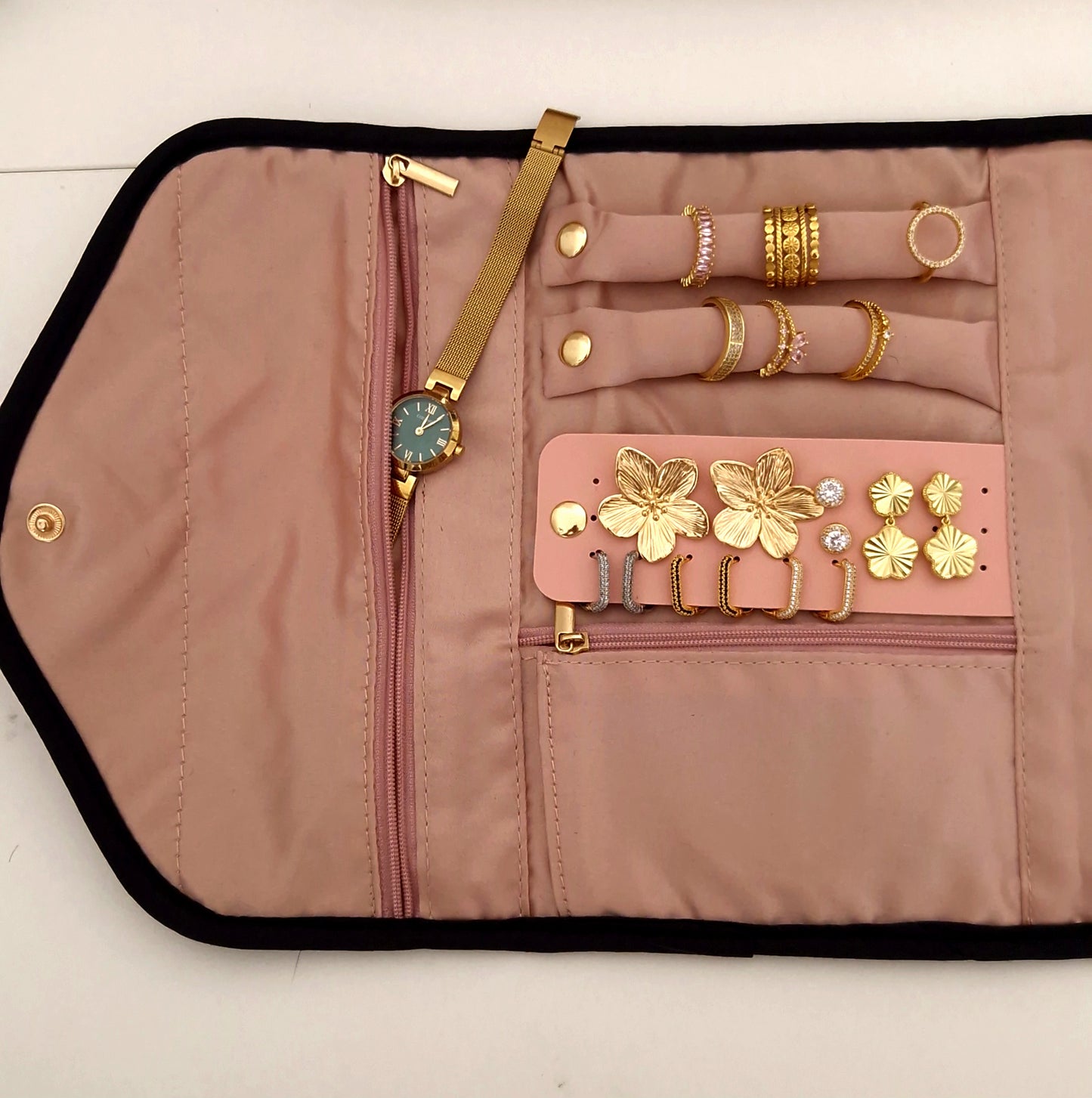 Pochette rangement bijoux et montres