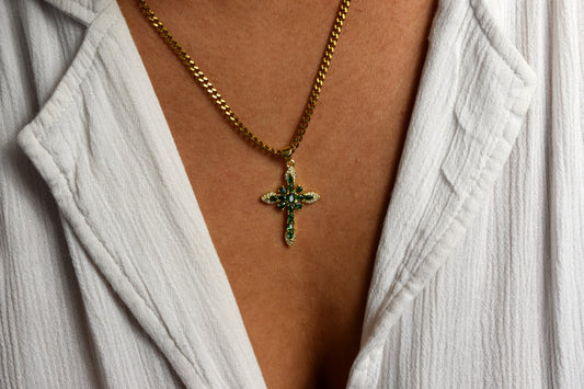 Collier croix - SALOME