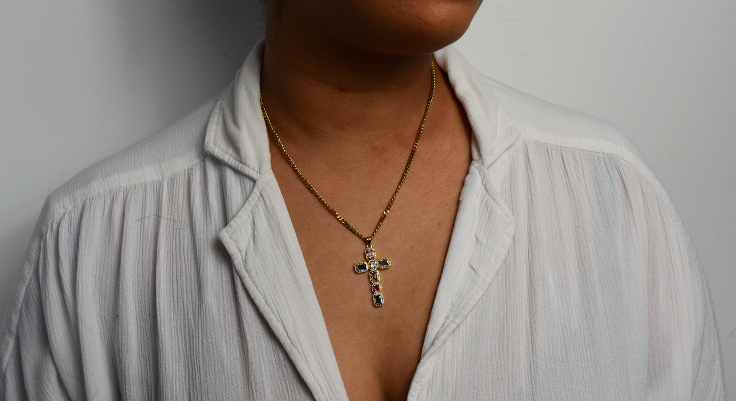 Collier croix - VICKY