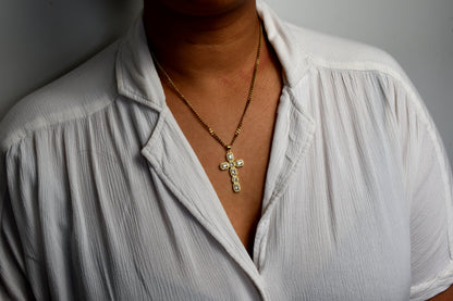 Collier croix - MARIA