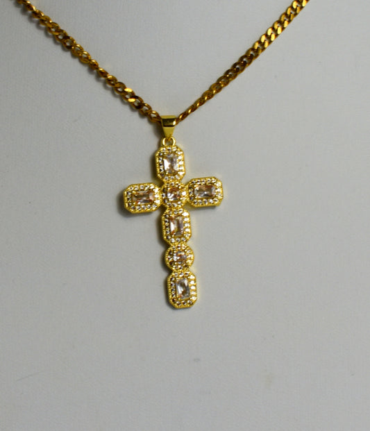 Collier croix - MARIA