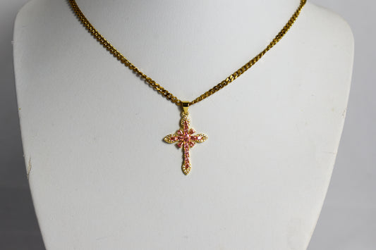 Collier croix - ELISA